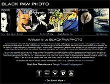 Tablet Screenshot of blackpawphoto.com